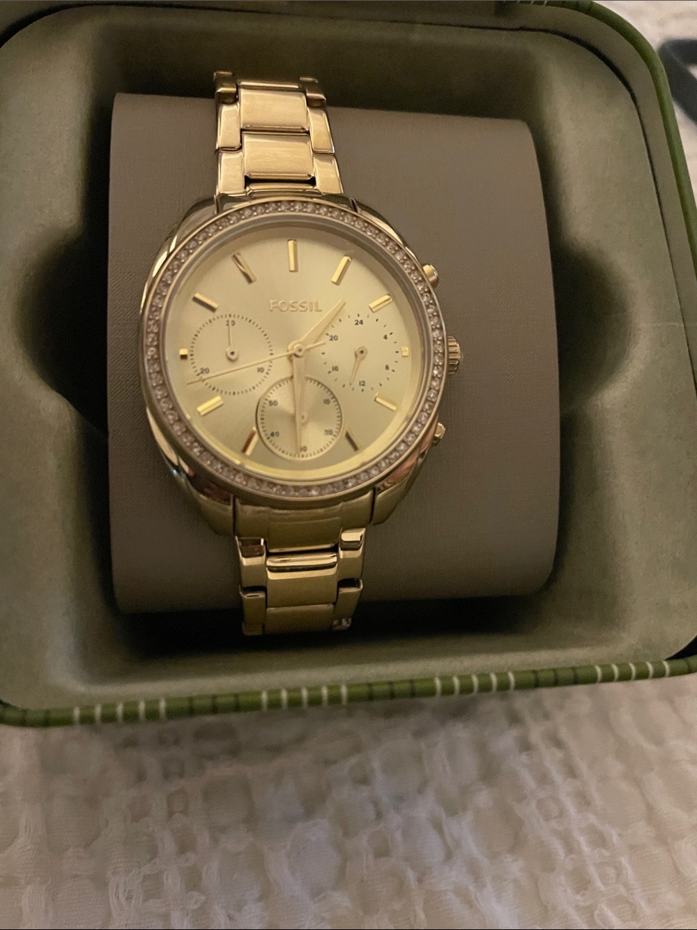 Fossil Gold-Tone Multi-Function Bracelet Watch